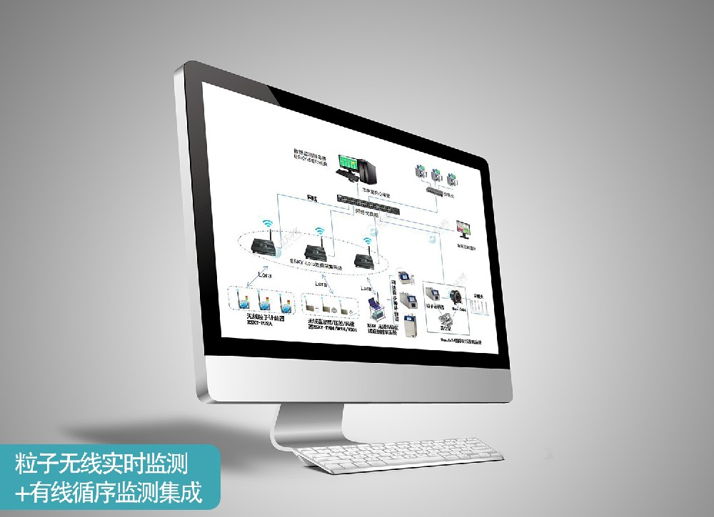 粒子無線實時監(jiān)測+有線循序監(jiān)測集成系統(tǒng)